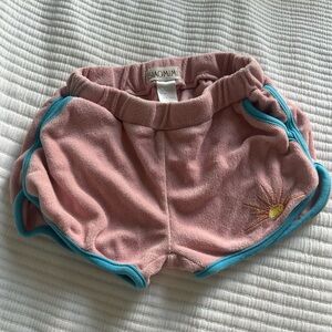 Siaomimi Pink and Blue Little Girl Shorts size 4